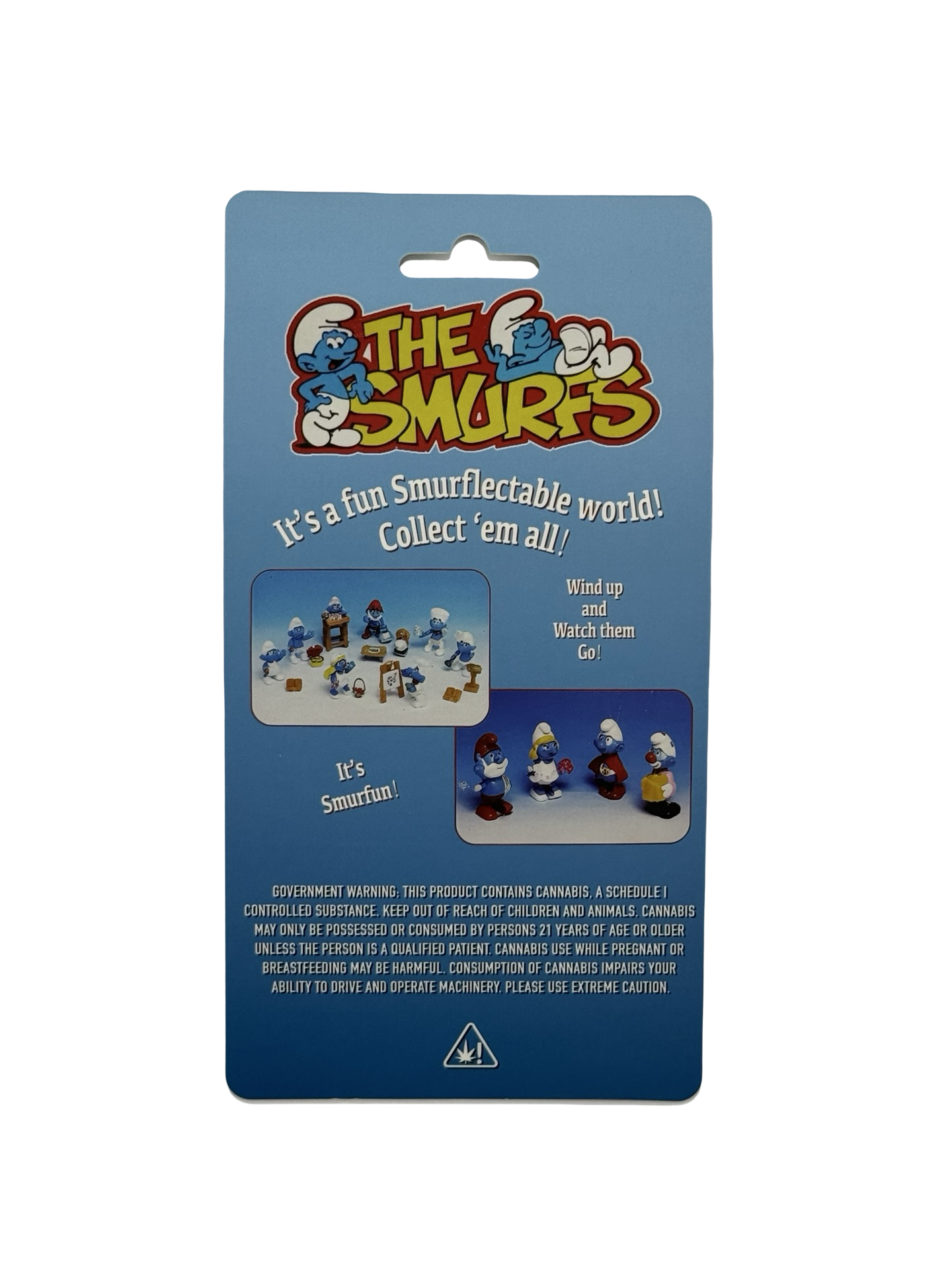 Smurf 3.5g Blister Pack (read description) - Fire Mylar  