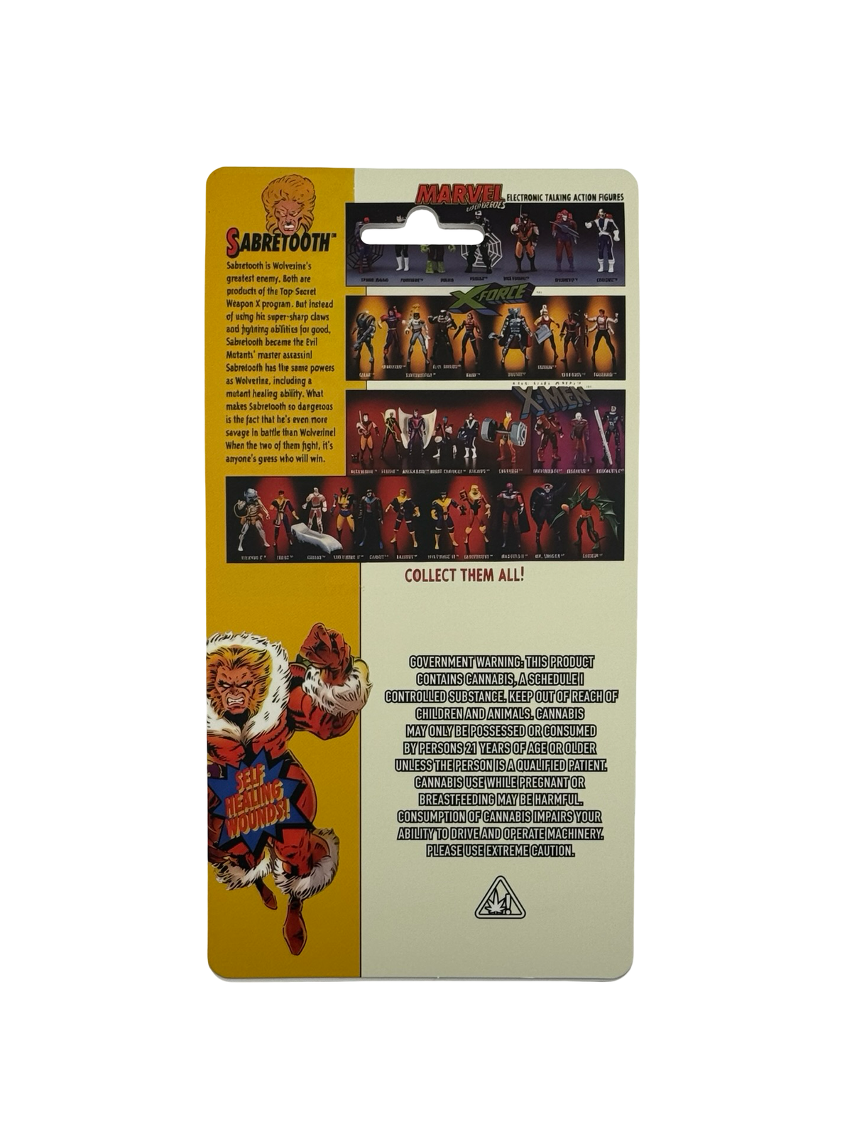 Sabretooth 3.5g Blister Pack (read description) - Fire Mylar  