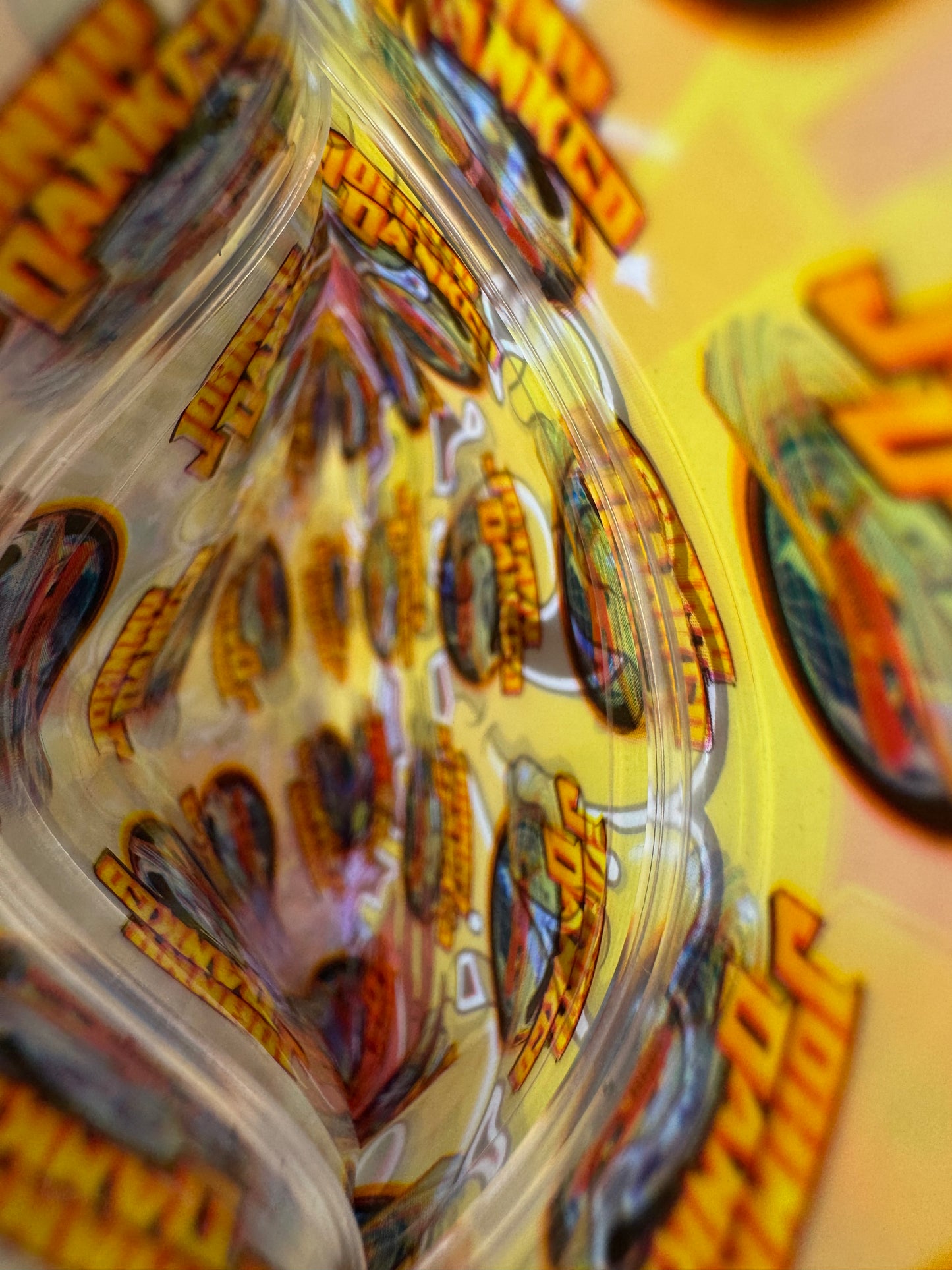 Sticky Z 3.5g Mylar Bags Johnny Dankco - Fire Mylar  