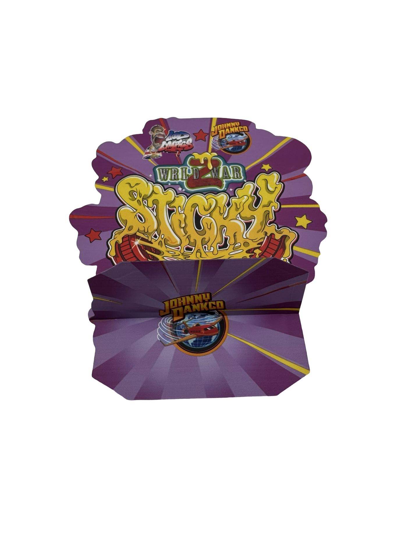 Sticky Z 3.5g Mylar Bags Johnny Dankco - Fire Mylar  