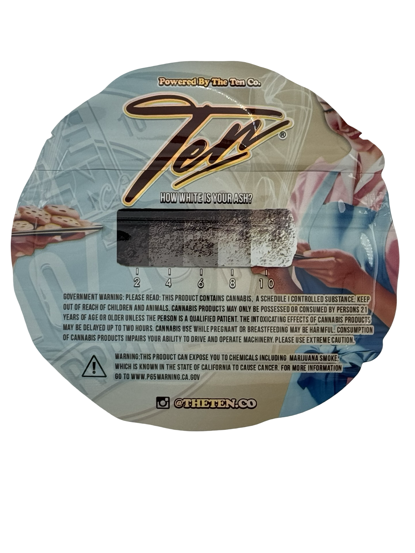 Traditional Cookies Mylar Bags 3.5g The Ten Co - Fire Mylar  