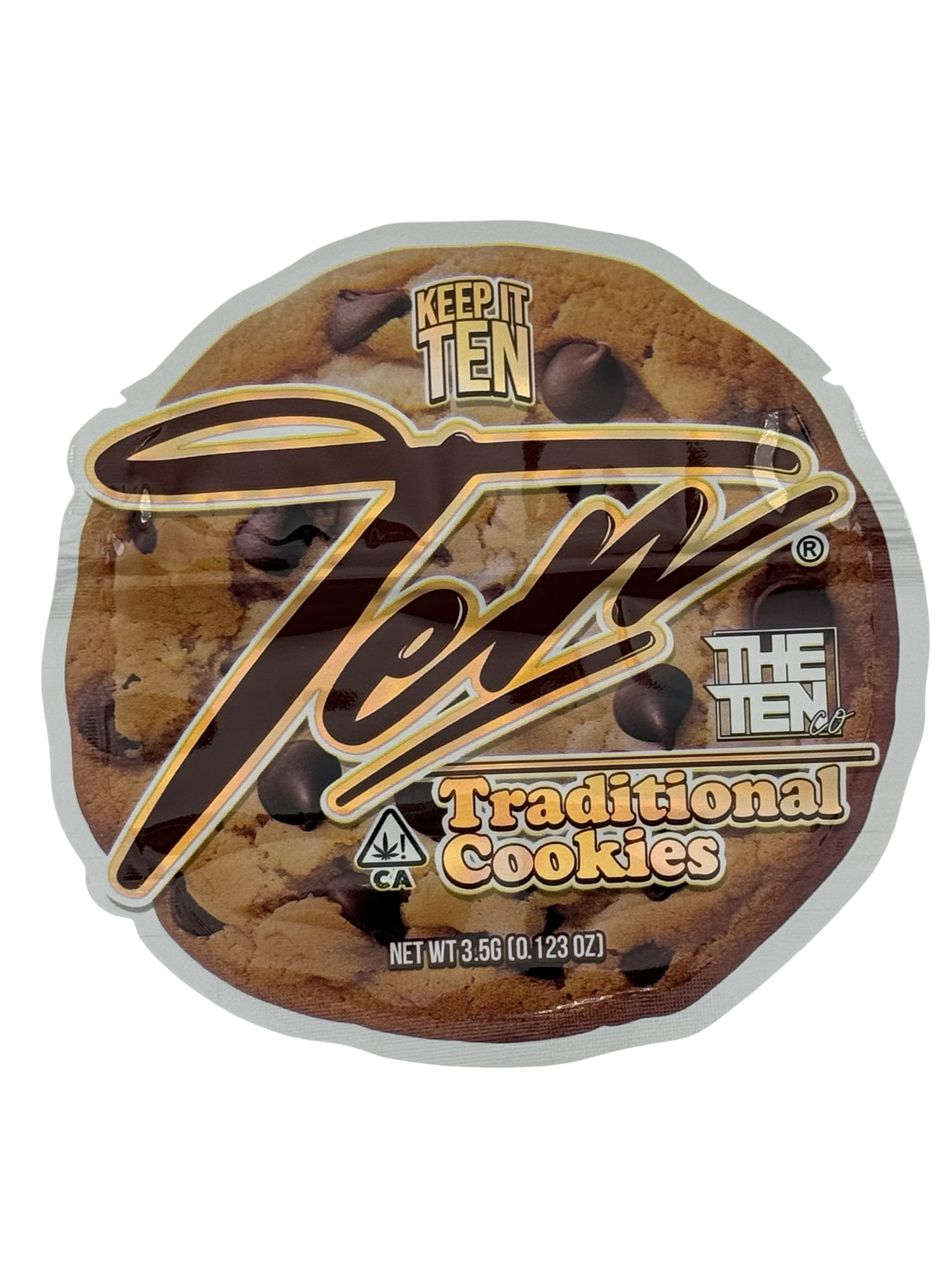 Traditional Cookies Mylar Bags 3.5g The Ten Co - Fire Mylar  