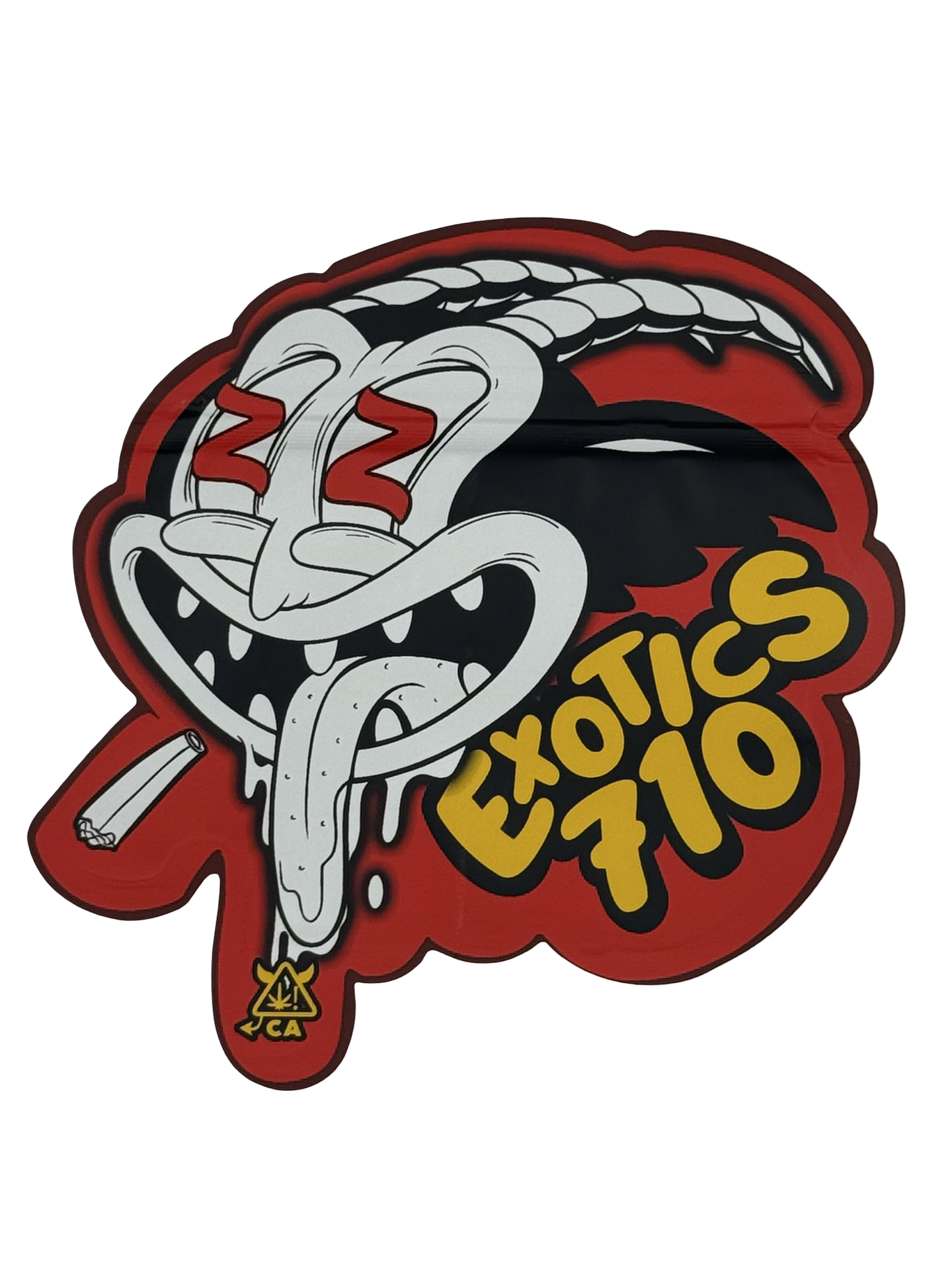 Exotics 710 Mylar Bags 3.5g - Fire Mylar  