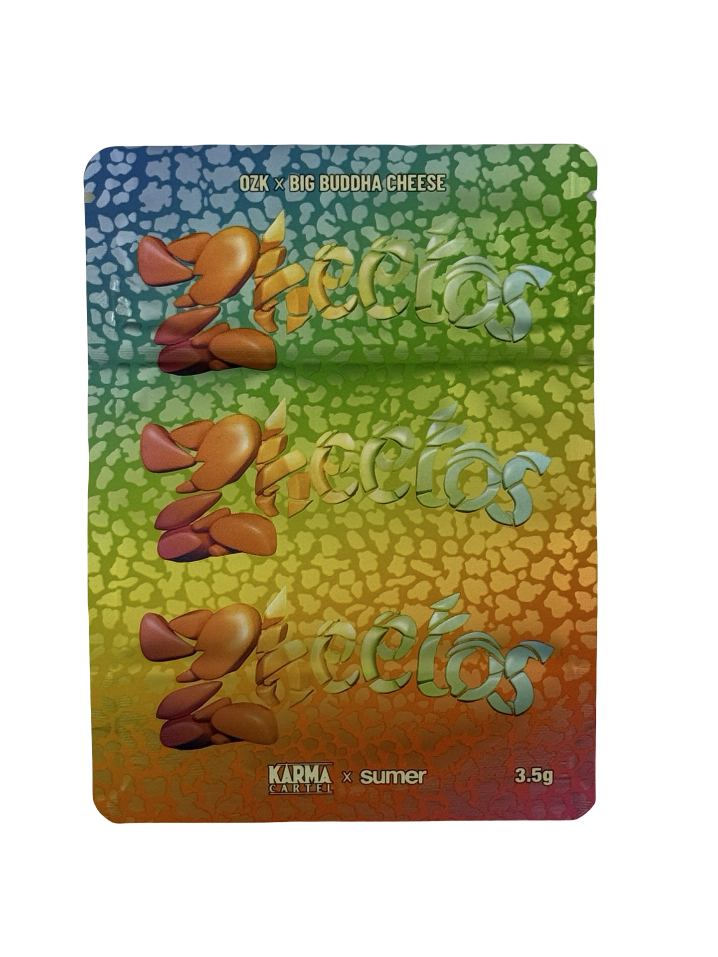 Zheetos Mylar Bags 3.5g Sumer - Fire Mylar  