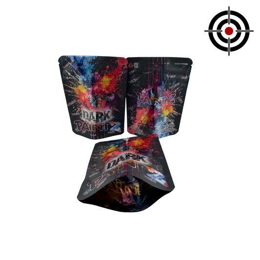 Dark Paintz Mylar Bags 3.5g Calibre - Fire Mylar  