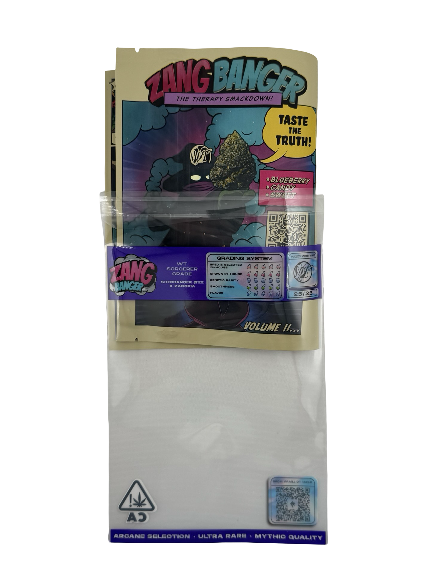 Zang Banger Mylar Bags 3.5g Wizard Trees