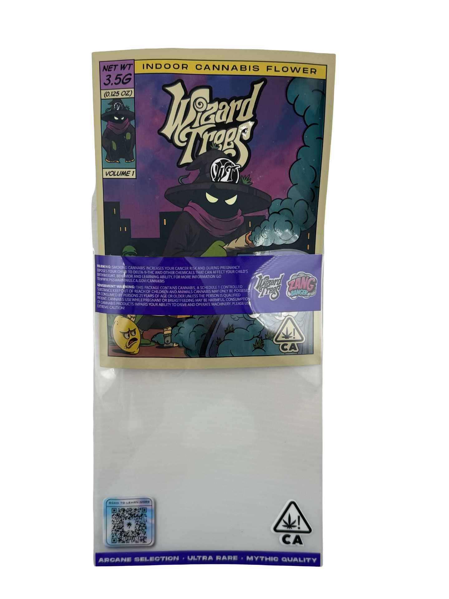 Zang Banger Mylar Bags 3.5g Wizard Trees