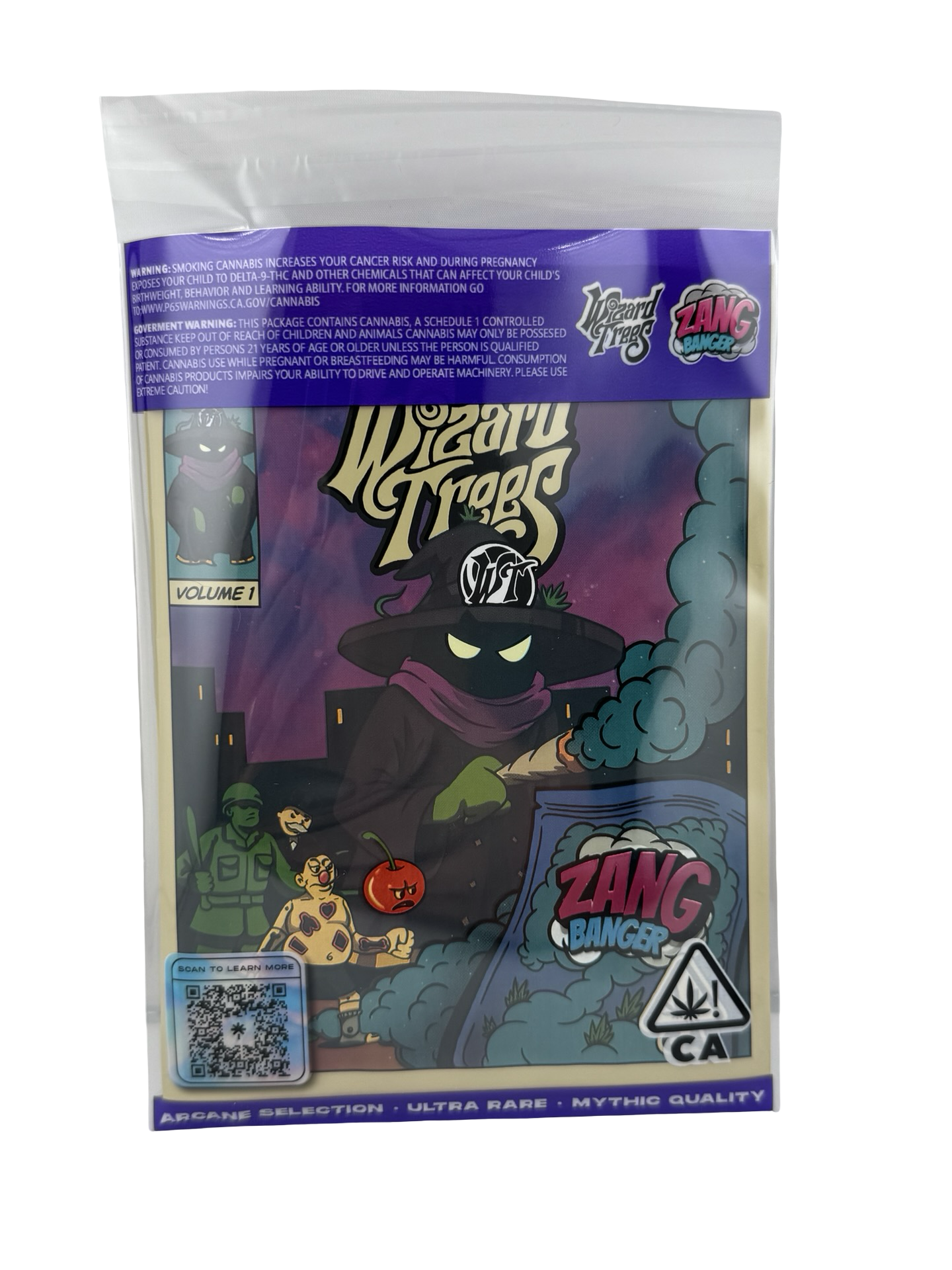 Zang Banger Mylar Bags 3.5g Wizard Trees