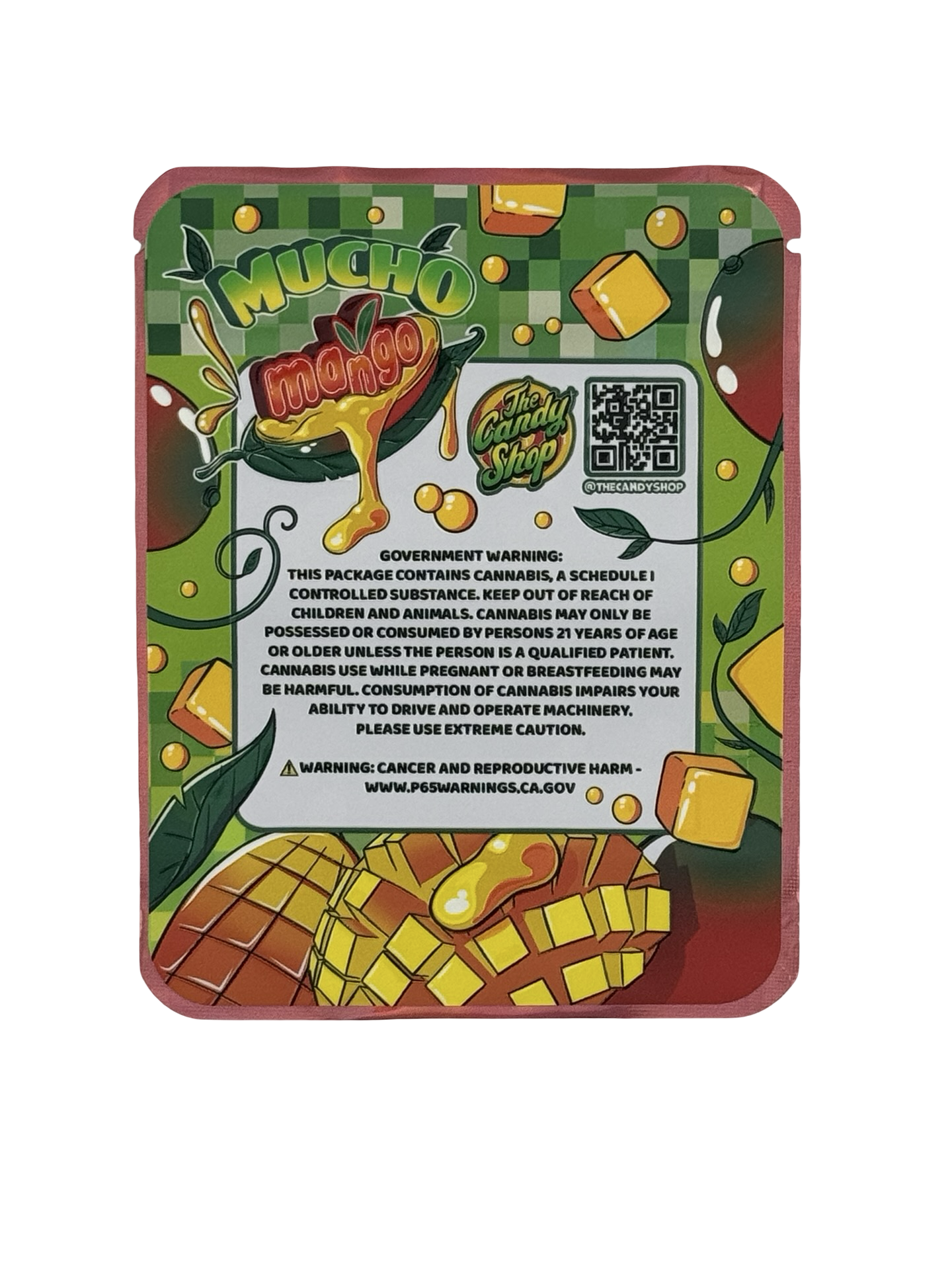 Mucho Mango Mylar Bags 3.5g The Candy Shop