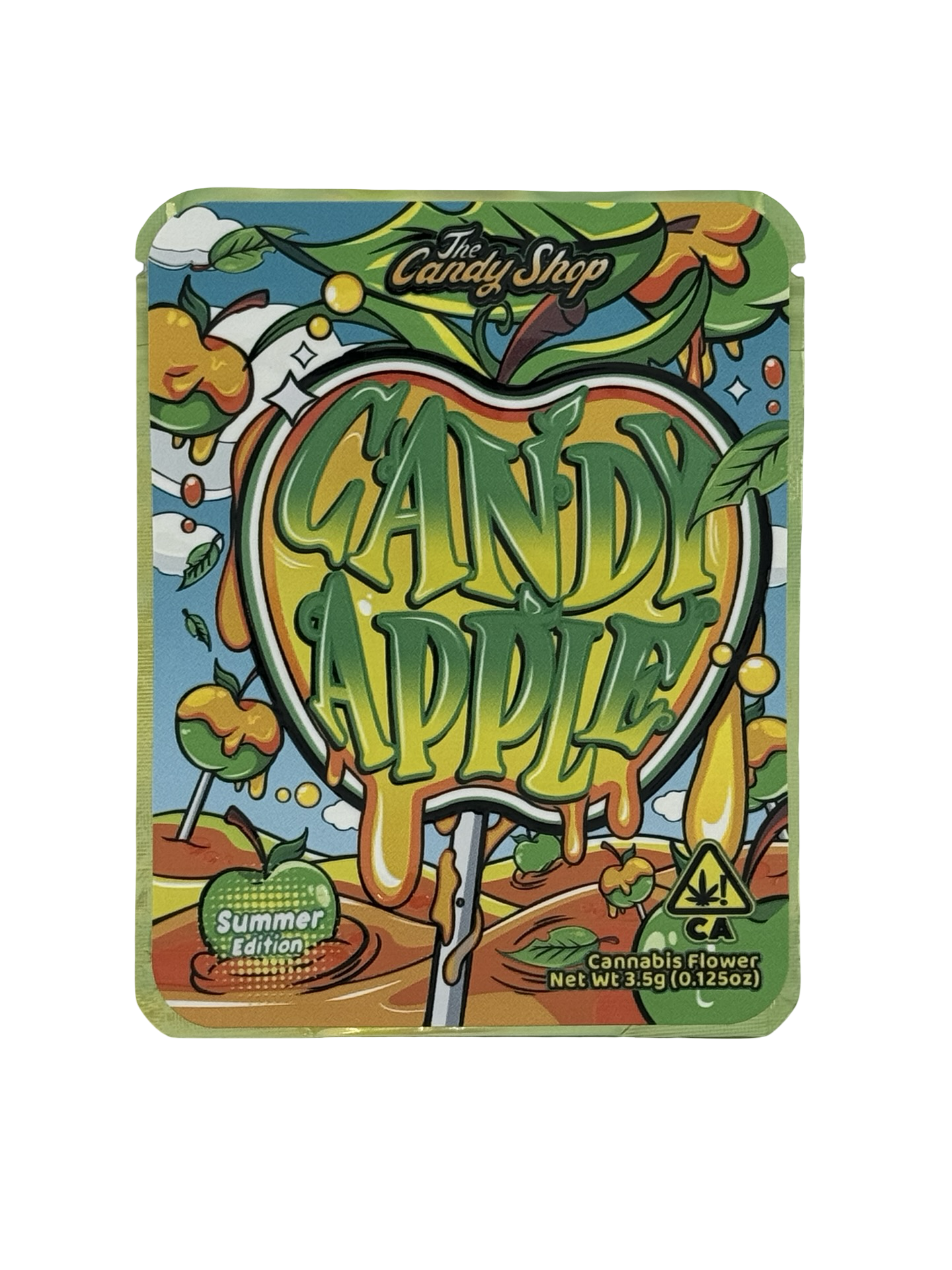 Candy Apple Mylar Bags 3.5g The Candy Shop