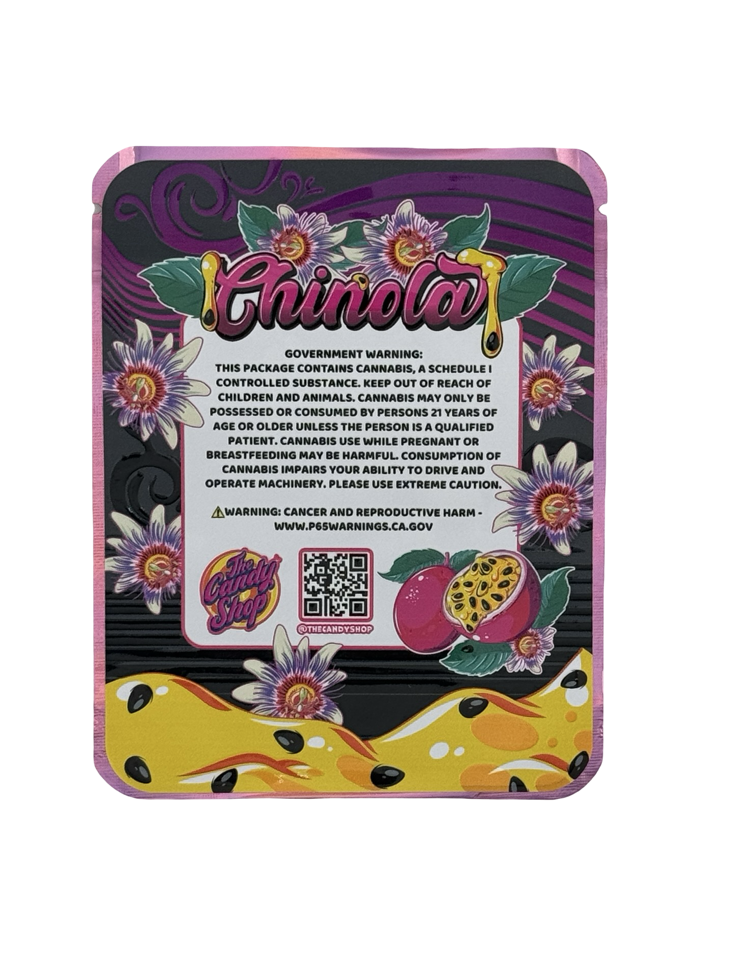 Chinola (Passion Fruit) Mylar Bags 3.5g The Candy Shop