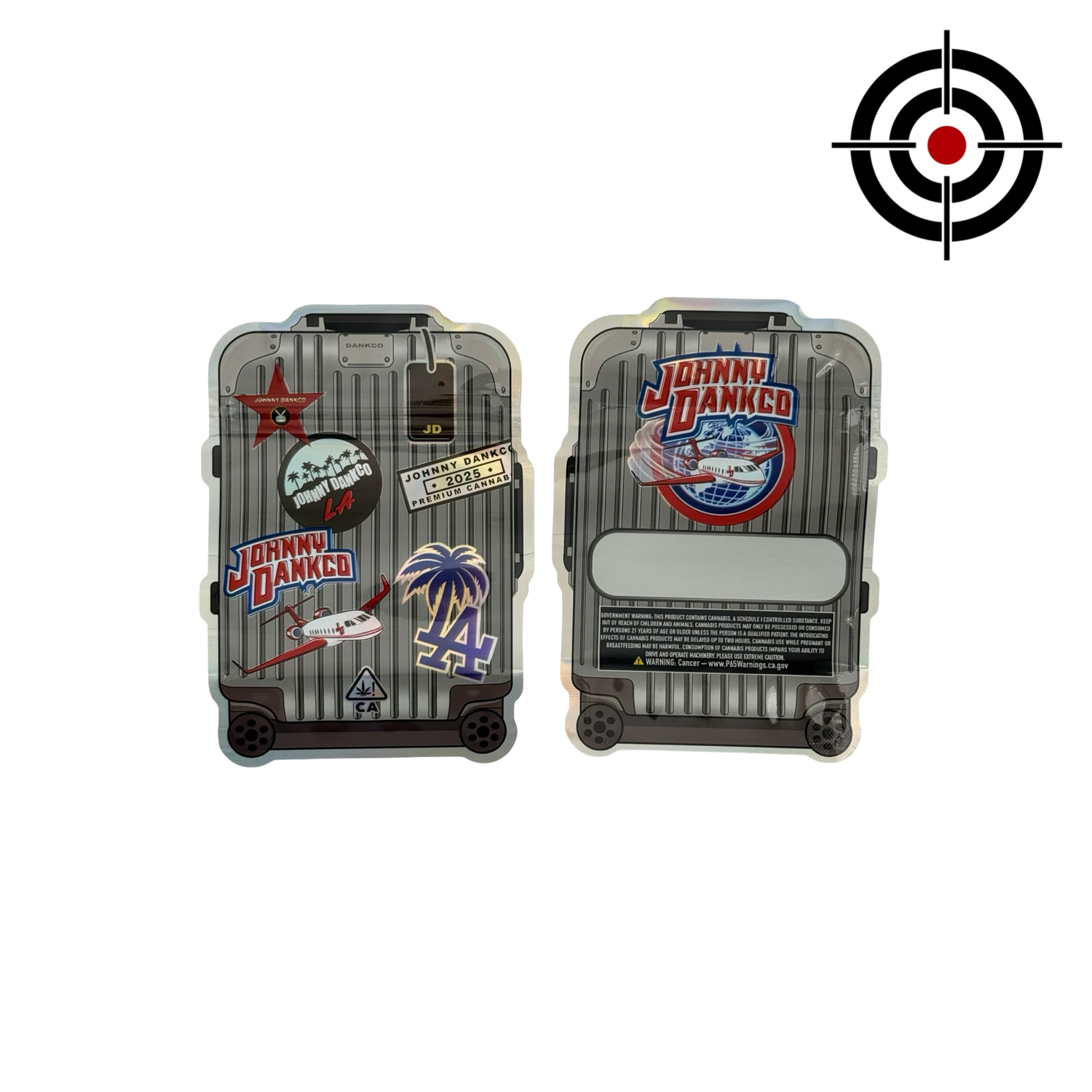 Johnny Dankco Flagship 3.5g Mylar Bags Johnny Dankco - Fire Mylar  