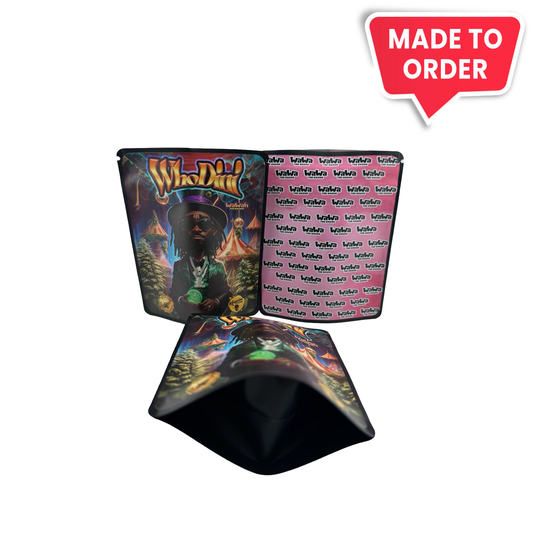 WhoDini Mylar Bags 3.5g Wawah - Fire Mylar  