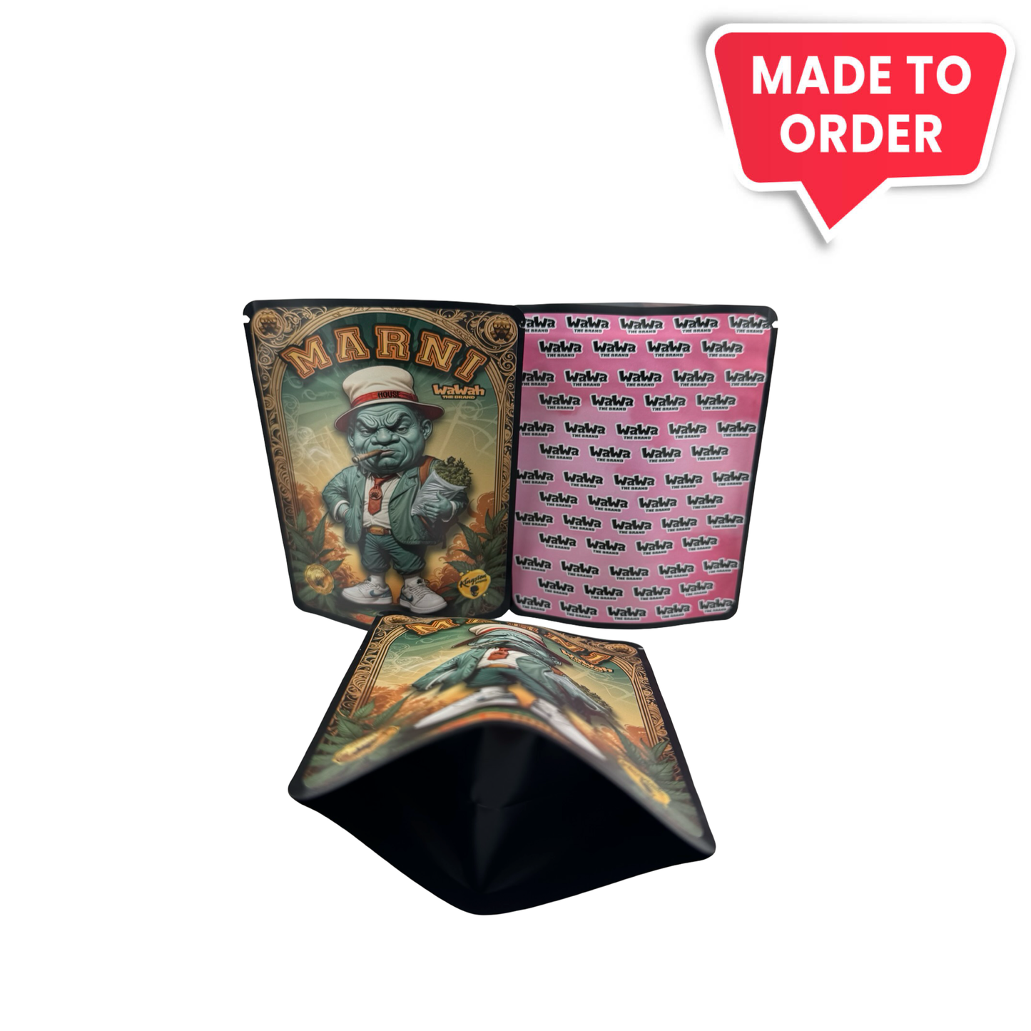 Marni Mylar Bags 3.5g Wawah - Fire Mylar  