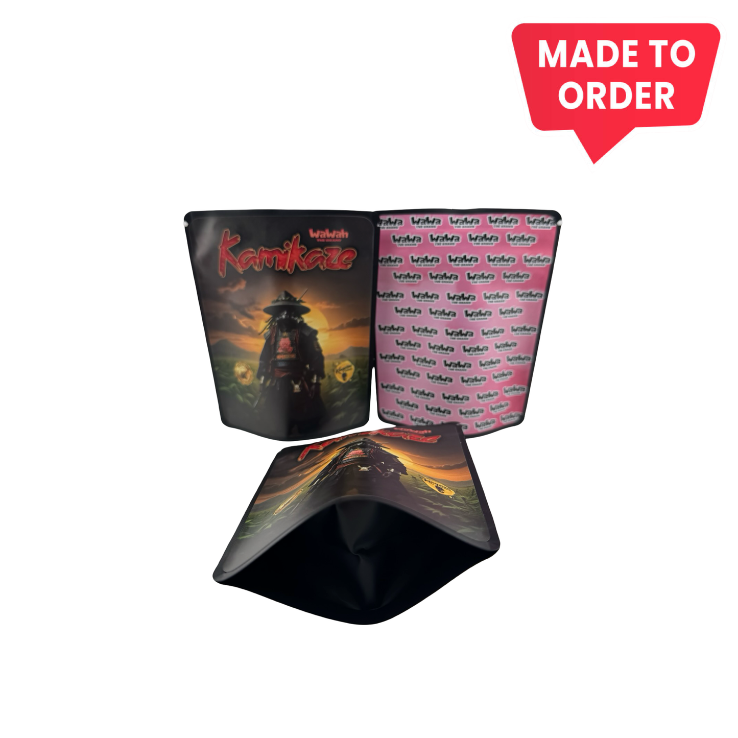 Kamikaze Mylar Bags 3.5g Wawah