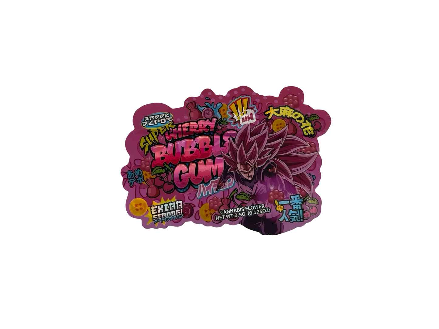 Super Cherry Bubblegum Mylar Bags 3.5g Kandy Depo (Only $0.21 Each)