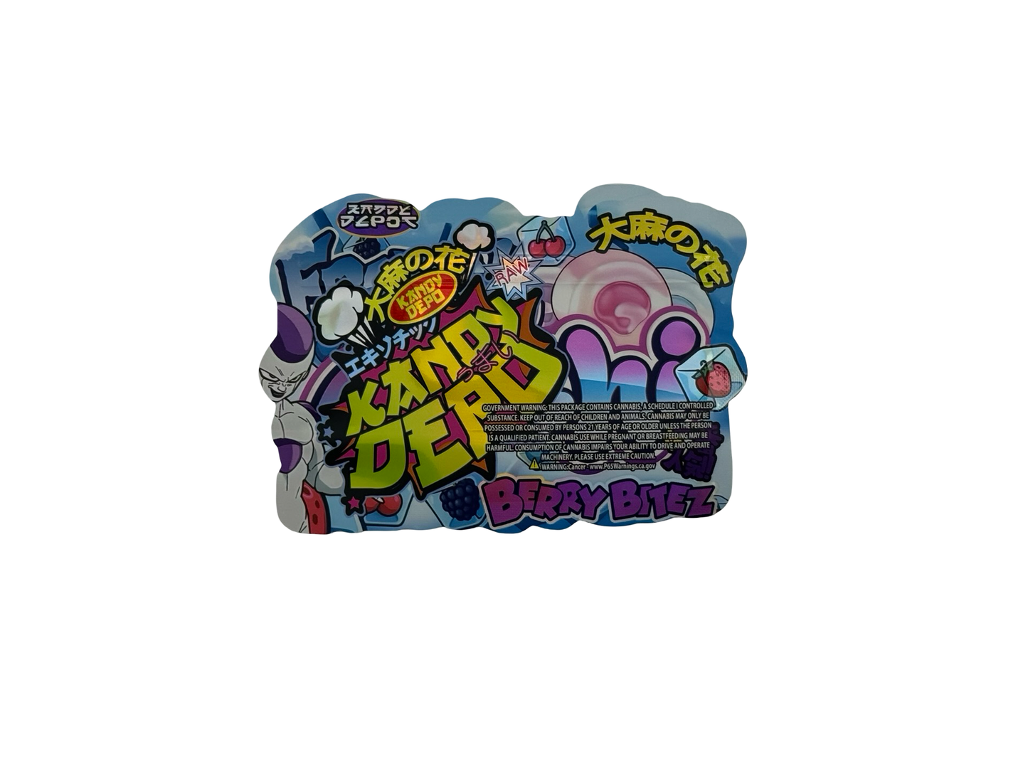 Frozen Mochi Berry Bitez Mylar Bags 3.5g Kandy Depo (Only $0.21 Each) - Fire Mylar  