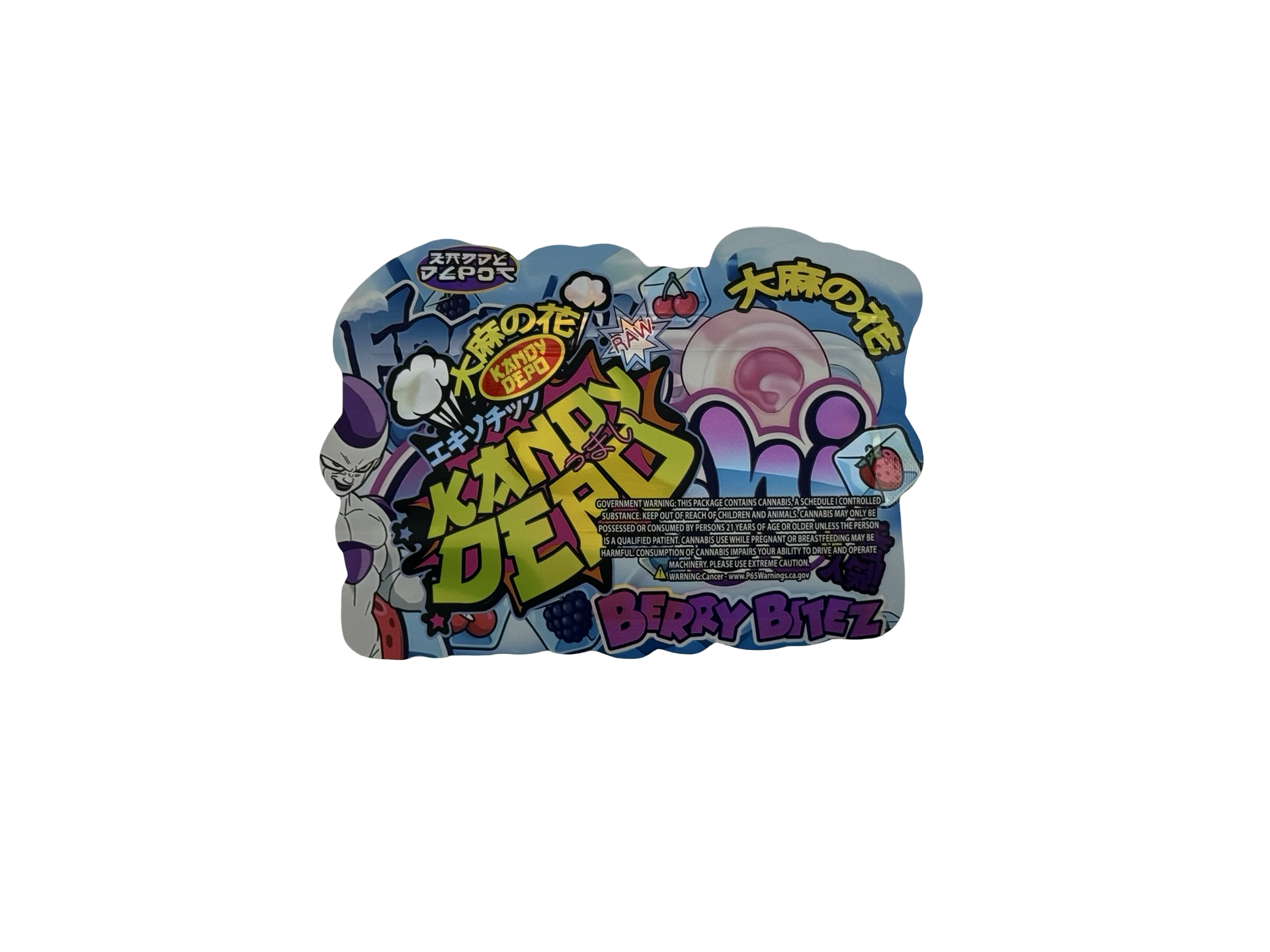 Frozen Mochi Berry Bitez Mylar Bags 3.5g Kandy Depo (Only $0.21 Each) - Fire Mylar  