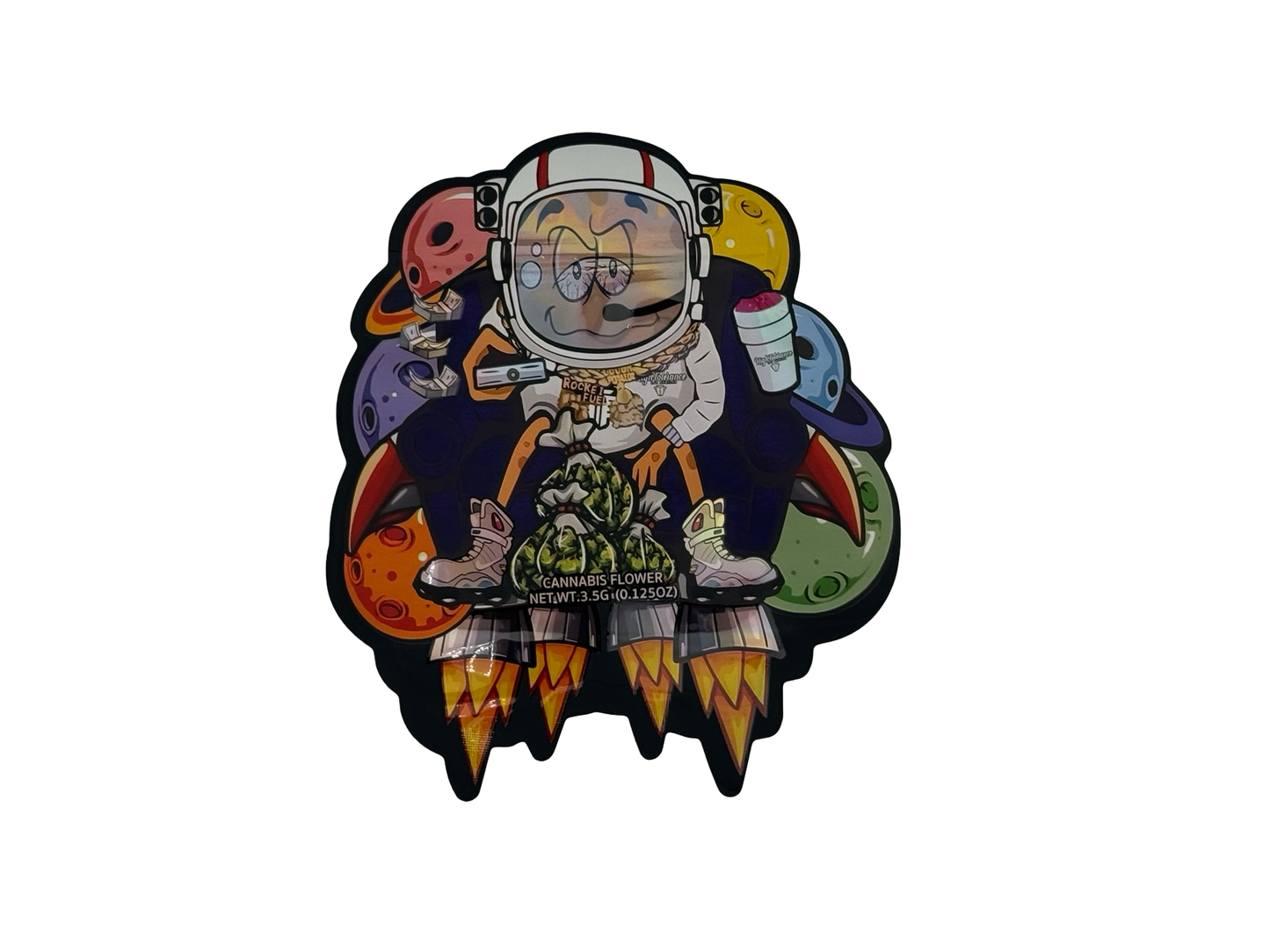 Couch Rocket 3.5g Mylar Bags High Tolerance