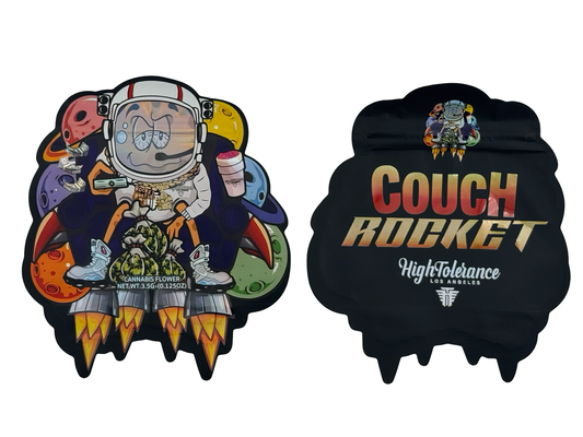 Couch Rocket 3.5g Mylar Bags High Tolerance