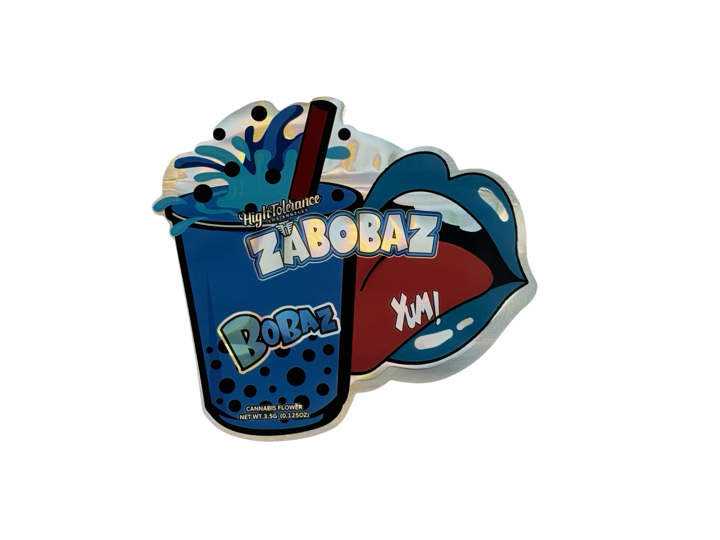 Zabobaz 3.5g Mylar Bags High Tolerance - Fire Mylar  