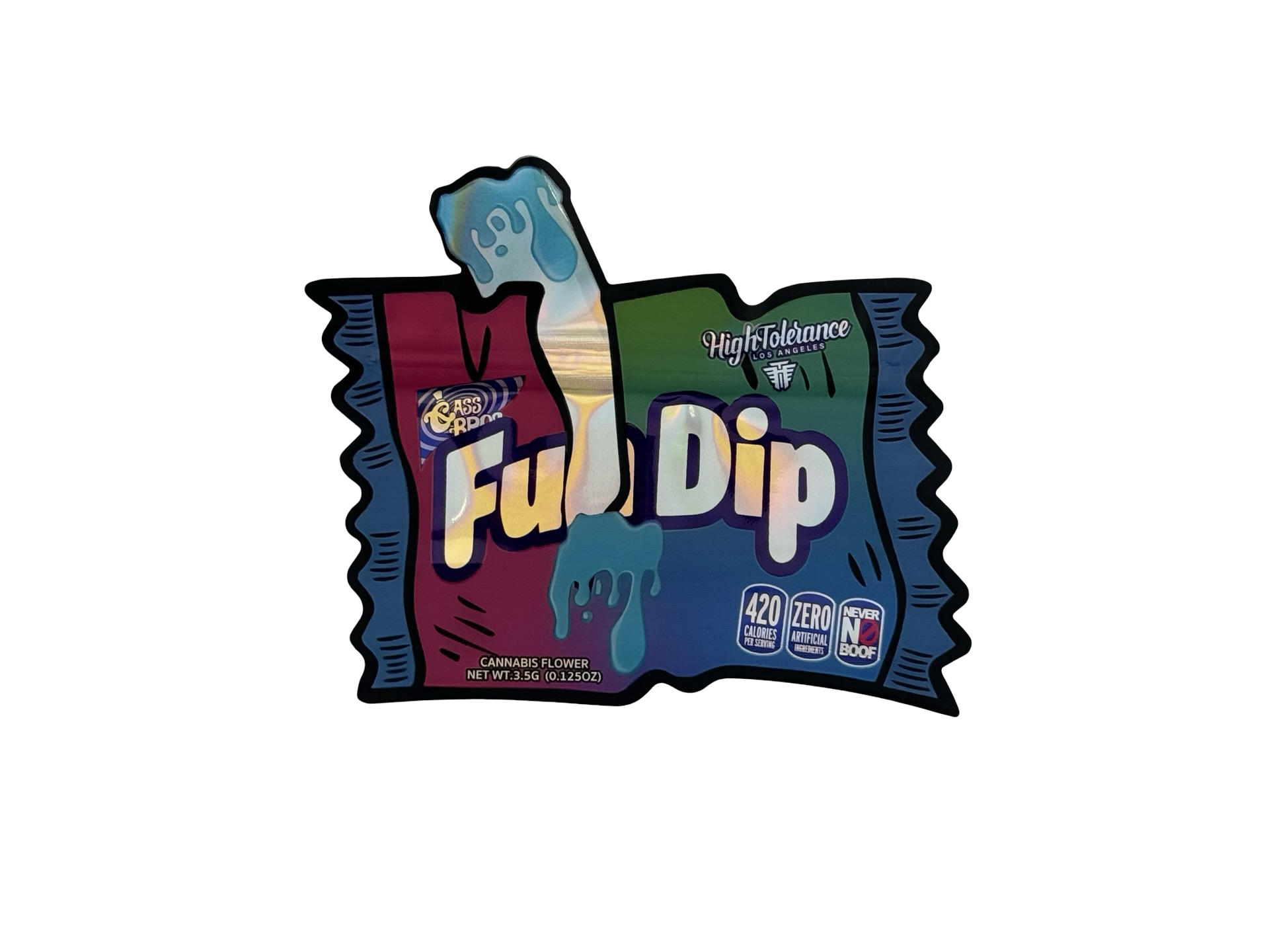 FunDip 3.5g Mylar Bags High Tolerance - Fire Mylar  