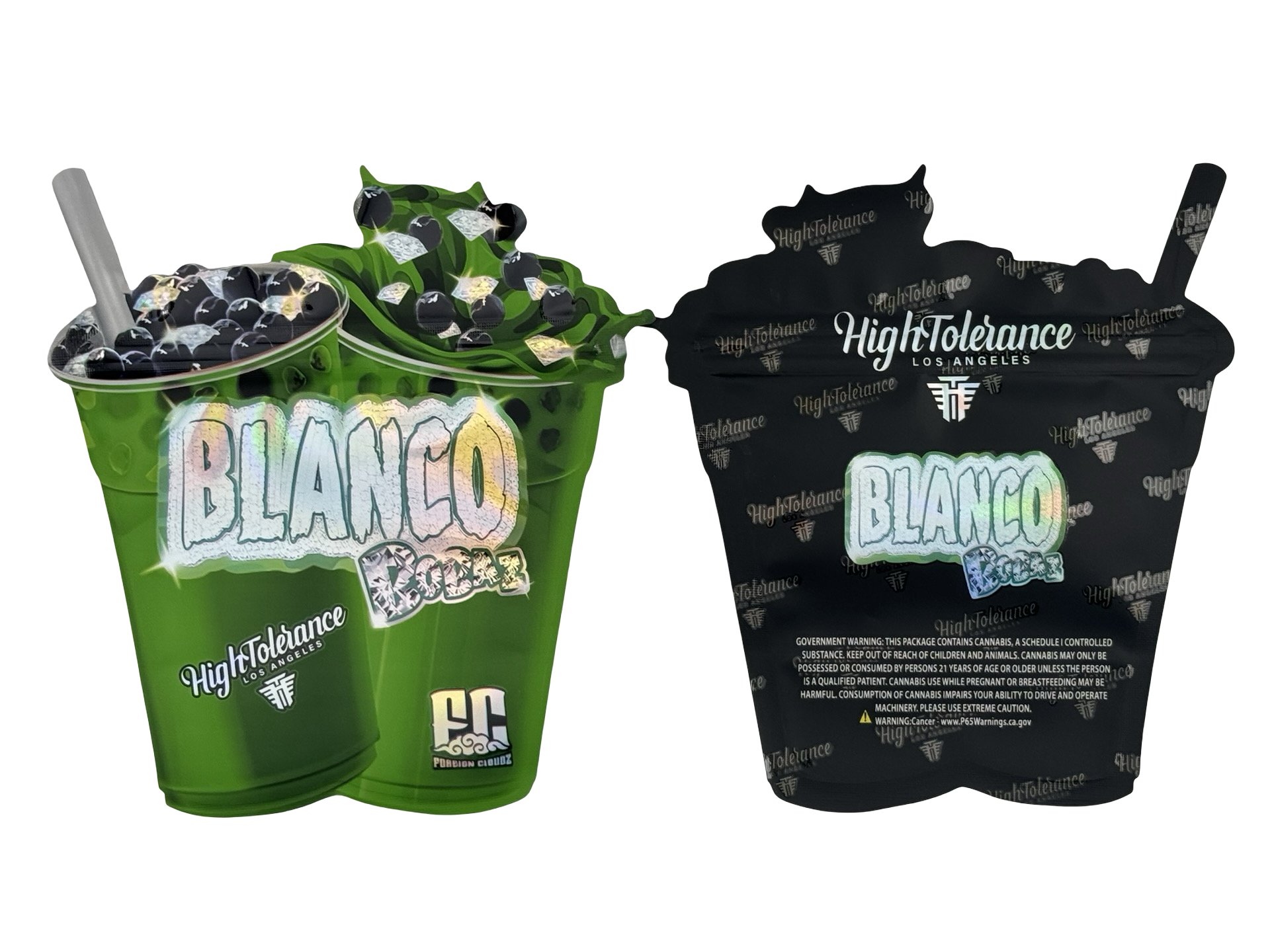 Blanco 3.5g Mylar Bags High Tolerance - Fire Mylar  