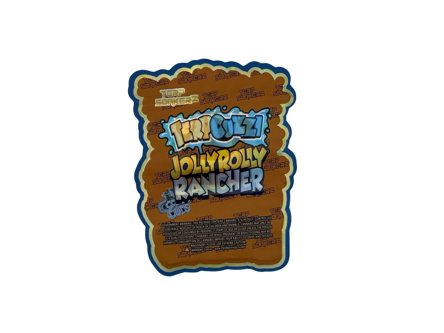 Jolly Rolly Rancher 3.5g Mylar Bags Terp Soakerz - Fire Mylar  