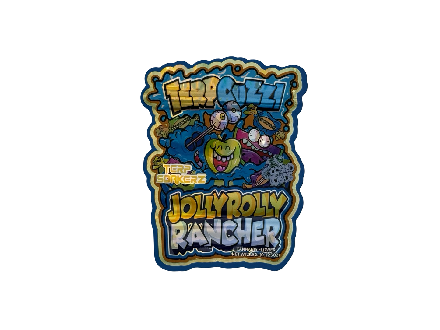 Jolly Rolly Rancher 3.5g Mylar Bags Terp Soakerz - Fire Mylar  