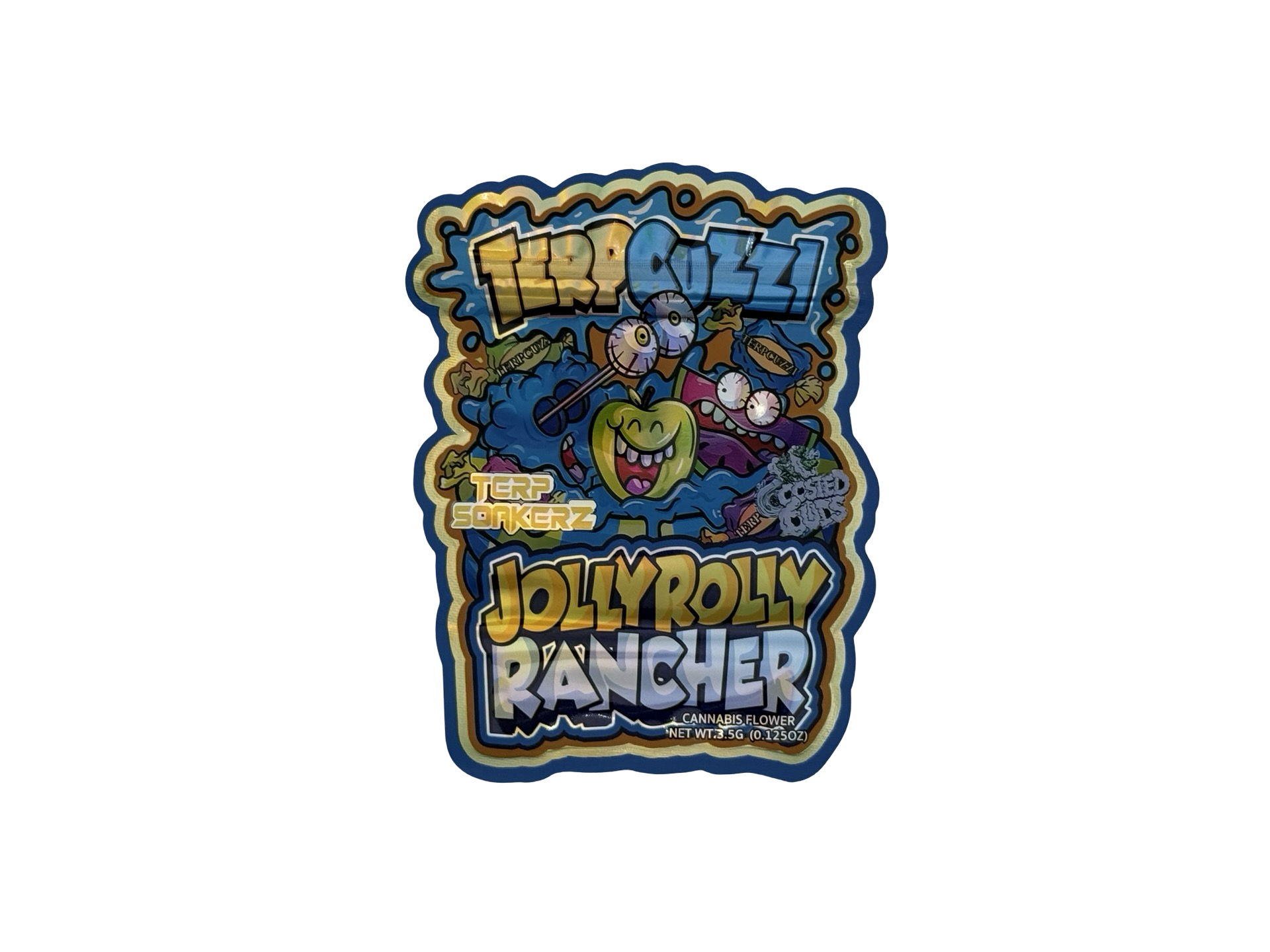 Jolly Rolly Rancher 3.5g Mylar Bags Terp Soakerz - Fire Mylar  
