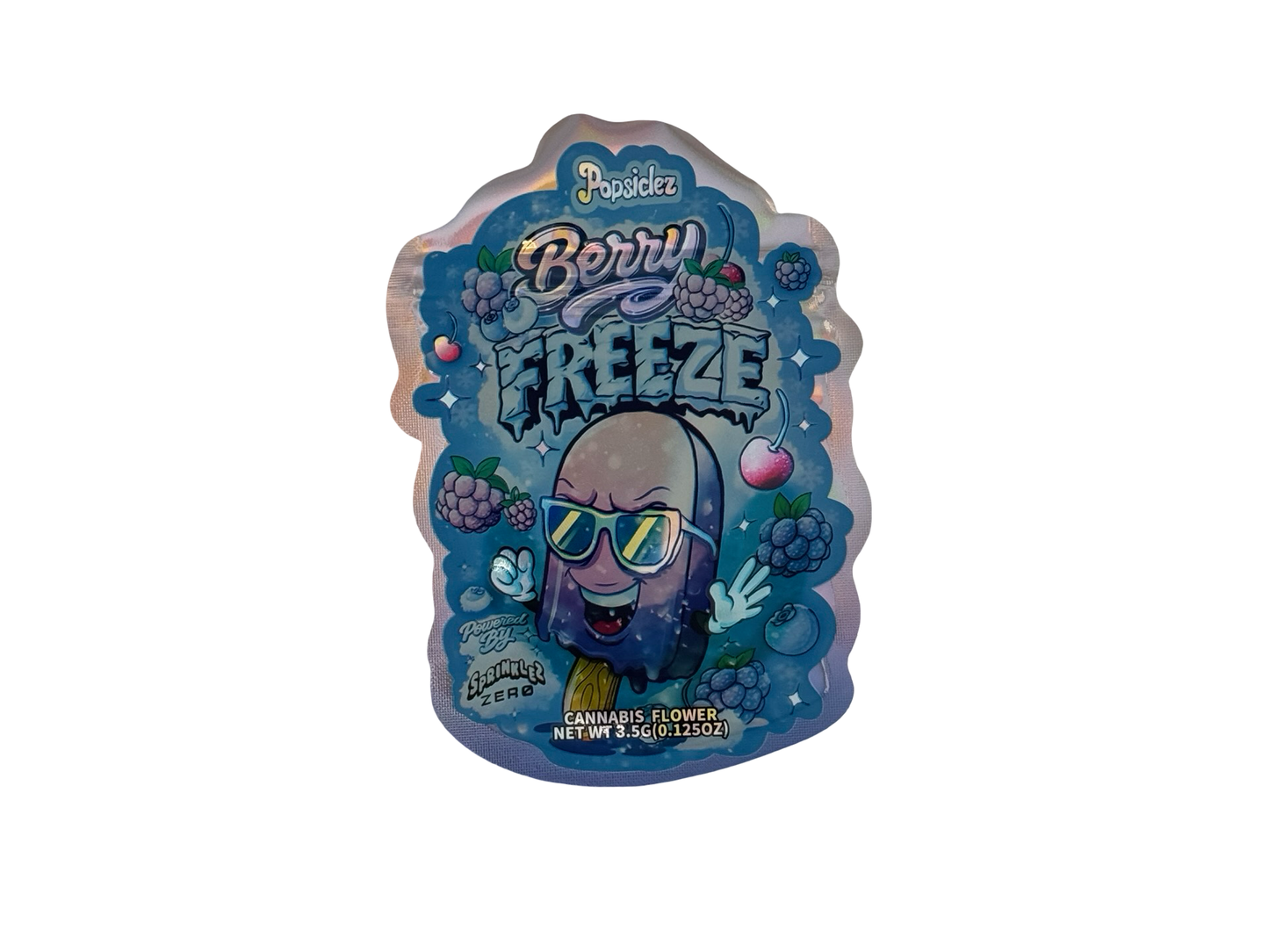 Berry Freeze Popsiclez 3.5g Mylar Bags Sprinklez Zero