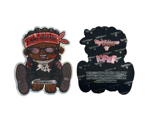 ICFMF I Am Music Playboi Carti 3.5g Mylar Bags High Tolerance