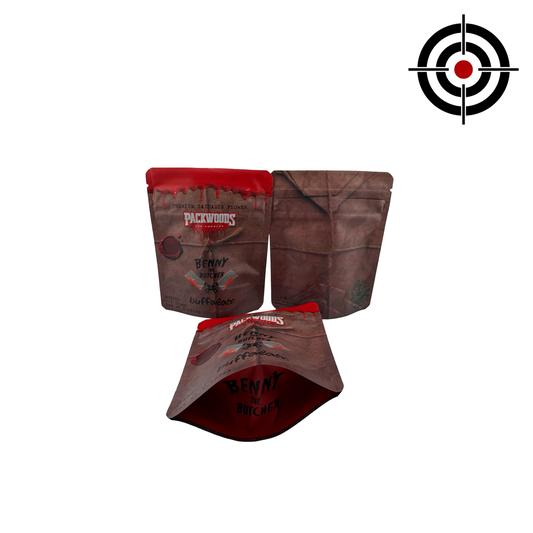Buffalato Mylar Bags 3.5g Packwoods - Fire Mylar  