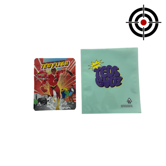 Ted Flash Mylar Bags 3.5g Teds Budz
