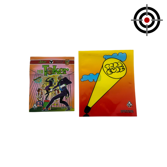Ted Toker Mylar Bags 3.5g Teds Budz