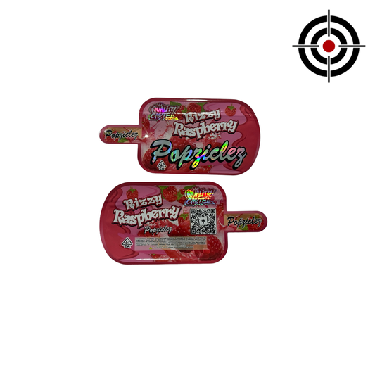 Rizzy Raspberry Popziclez Mylar Bags 3.5g Quality Cartel
