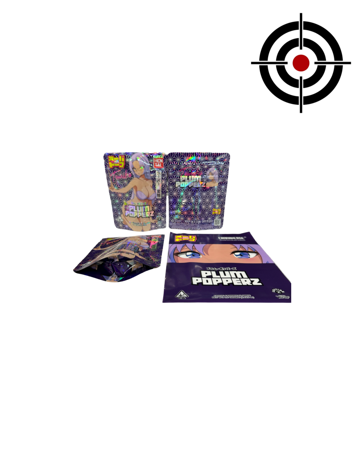 Plum Popperz 2nd Edition Tomiko 3.5g Mylar Bags | Super Dope