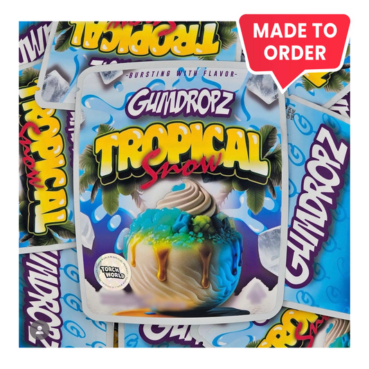 Tropical Snow Gumdropz 3.5g Mylar Bags Sprinklez Torch World (made-to-order)