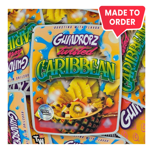 Twisted Caribbean Gumdropz 3.5g Mylar Bags Sprinklez Torch World (made-to-order)