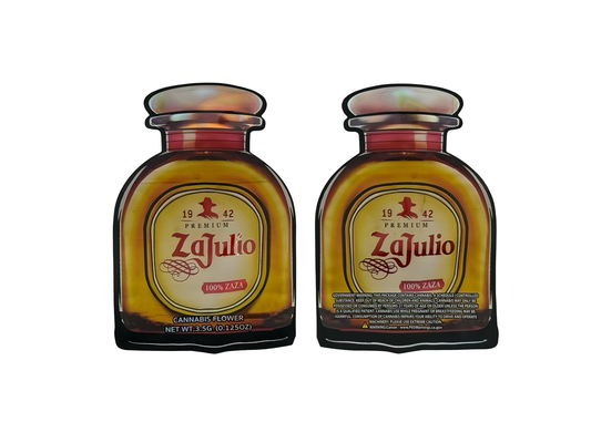 ZaJulio 3.5g Mylar Bags - Fire Mylar  