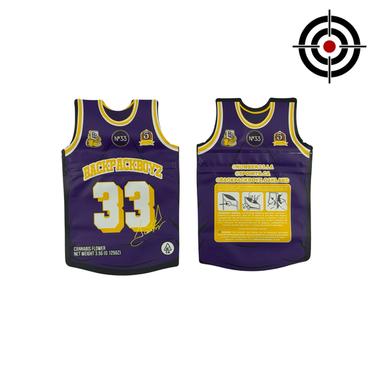 No 33 Mylar Bags 3.5g Backpack Boyz - Fire Mylar  