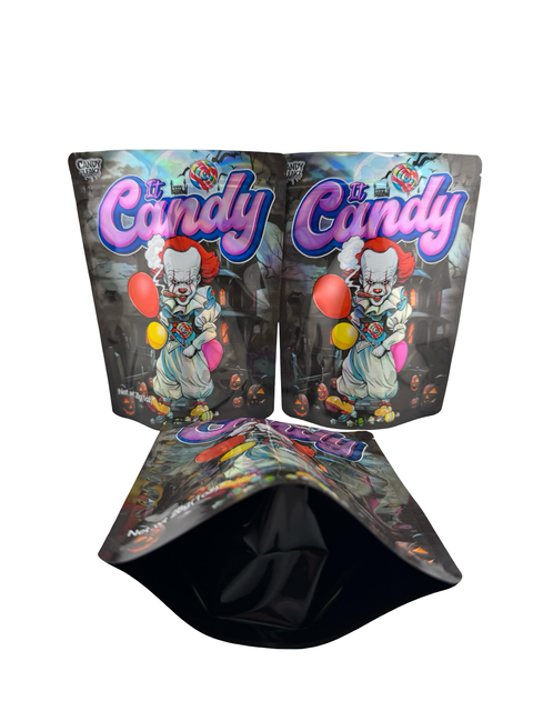 It Candy 28g Mylar Bags (1oz) Candy Leakz - Fire Mylar  
