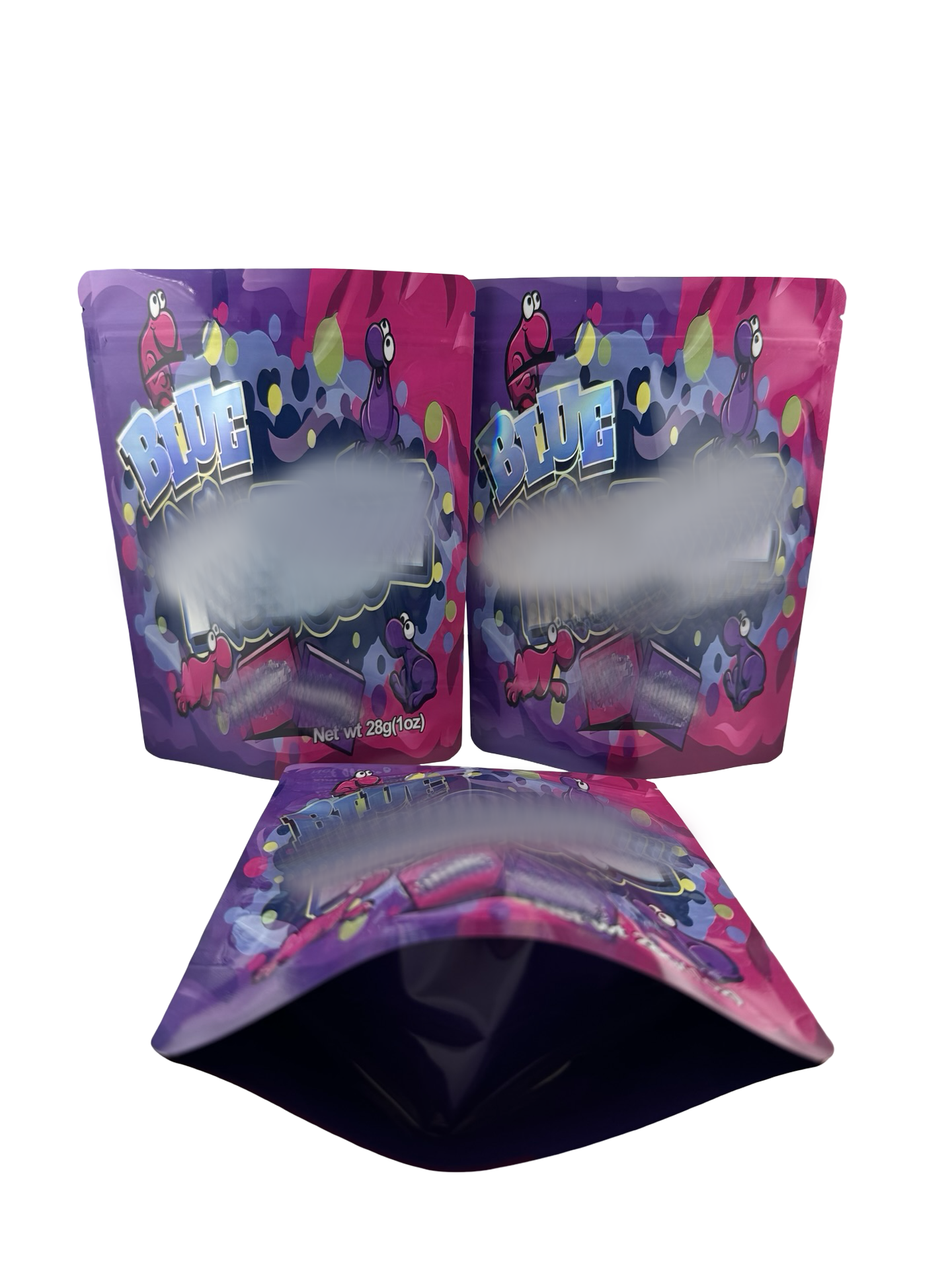 Blue 28g Mylar Bags (1oz)