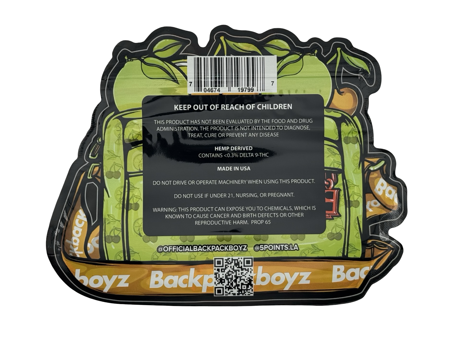 Lemon Cherry Gelato 28g Mylar Bags (1oz) Backpack Boyz - Fire Mylar  