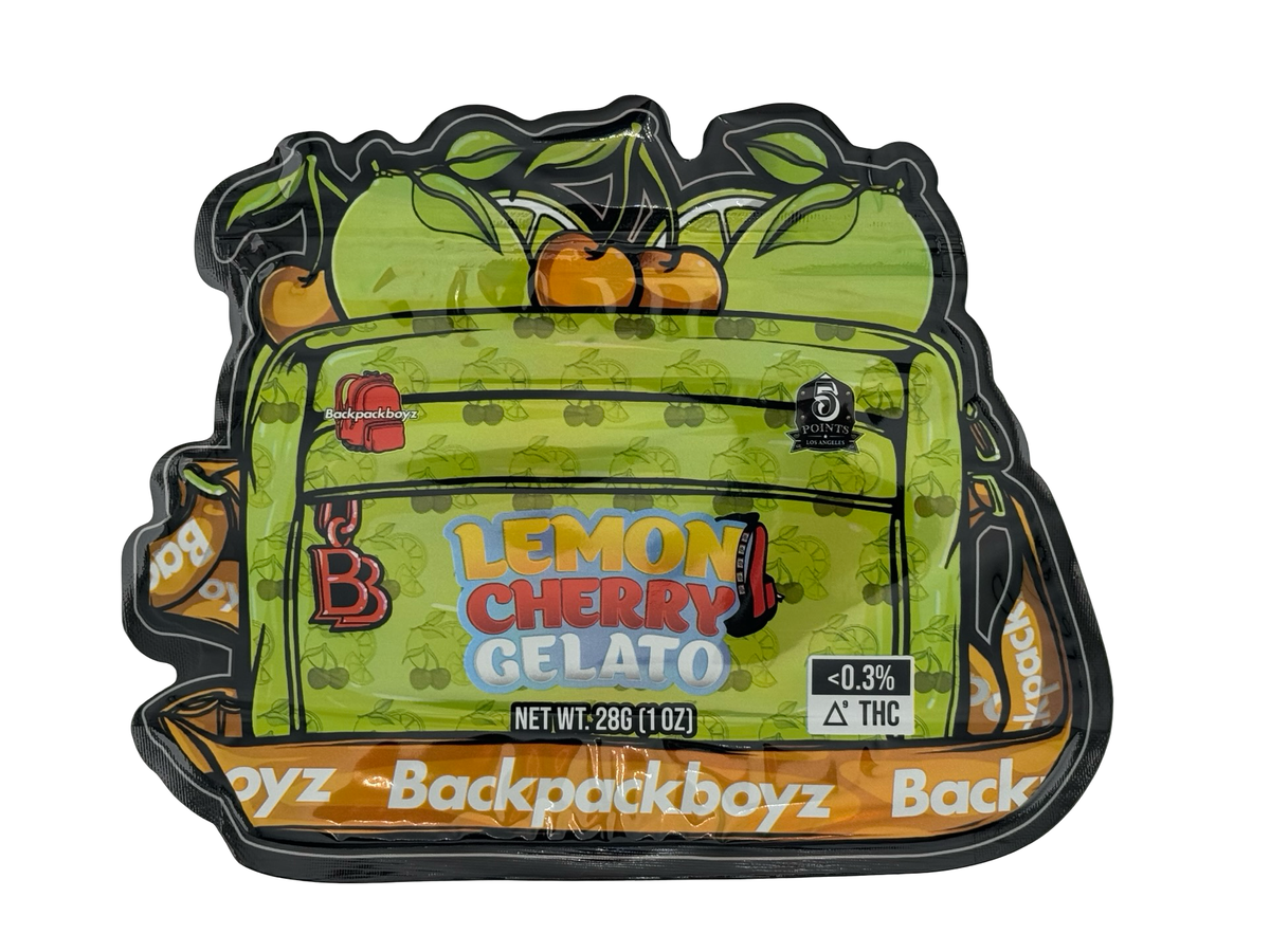 Lemon Cherry Gelato 28g Mylar Bags | Backpack Boyz | Fire Mylar