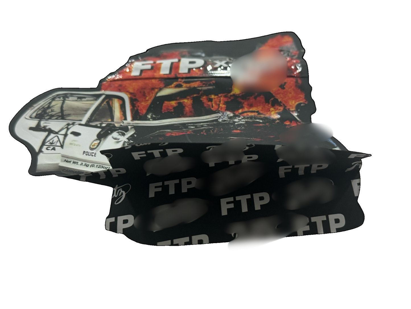 FTP Mylar Bags 3.5g - Fire Mylar  