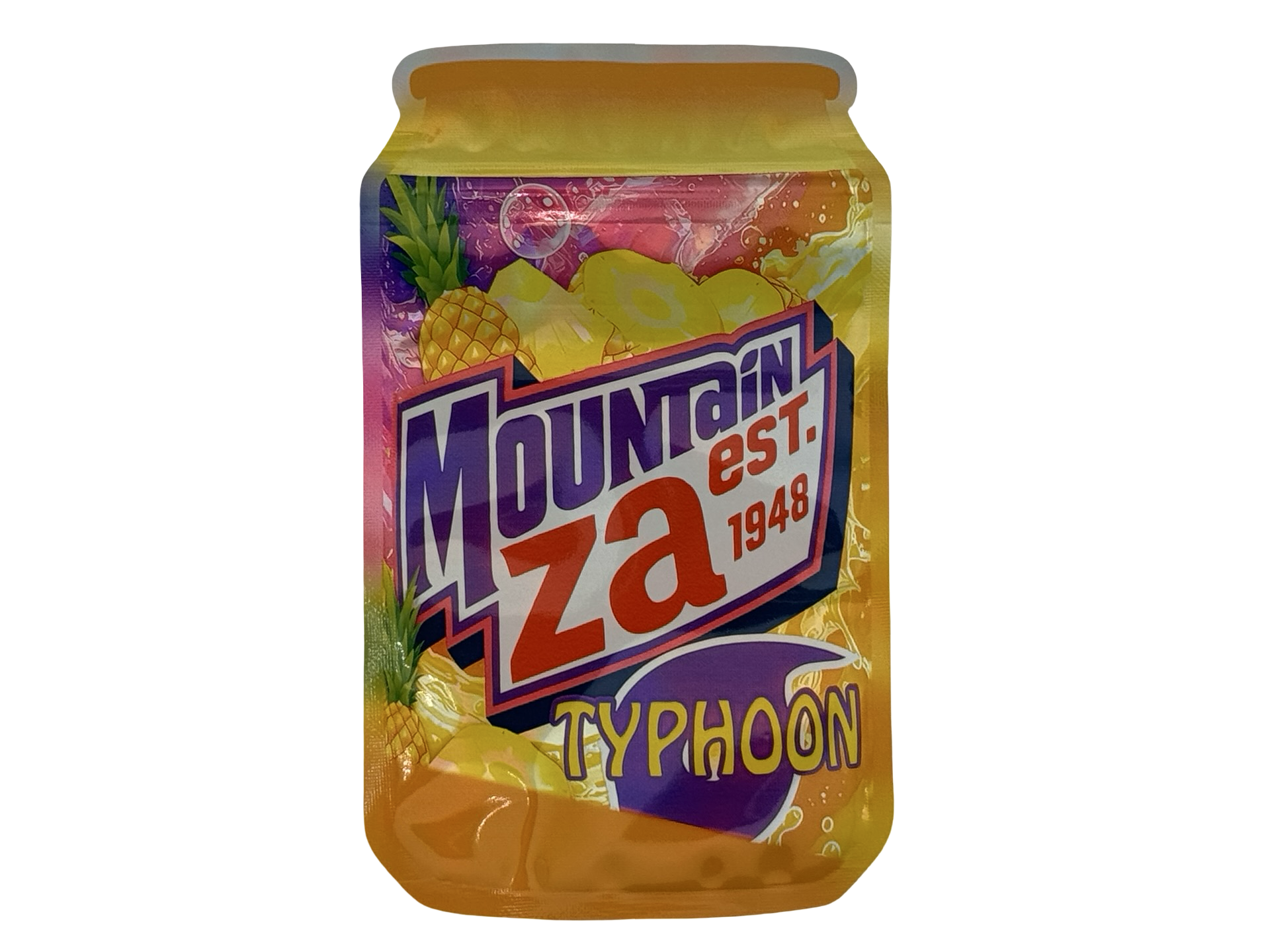 Typhoon 3.5g Mylar Bags Mountain Za - Fire Mylar  