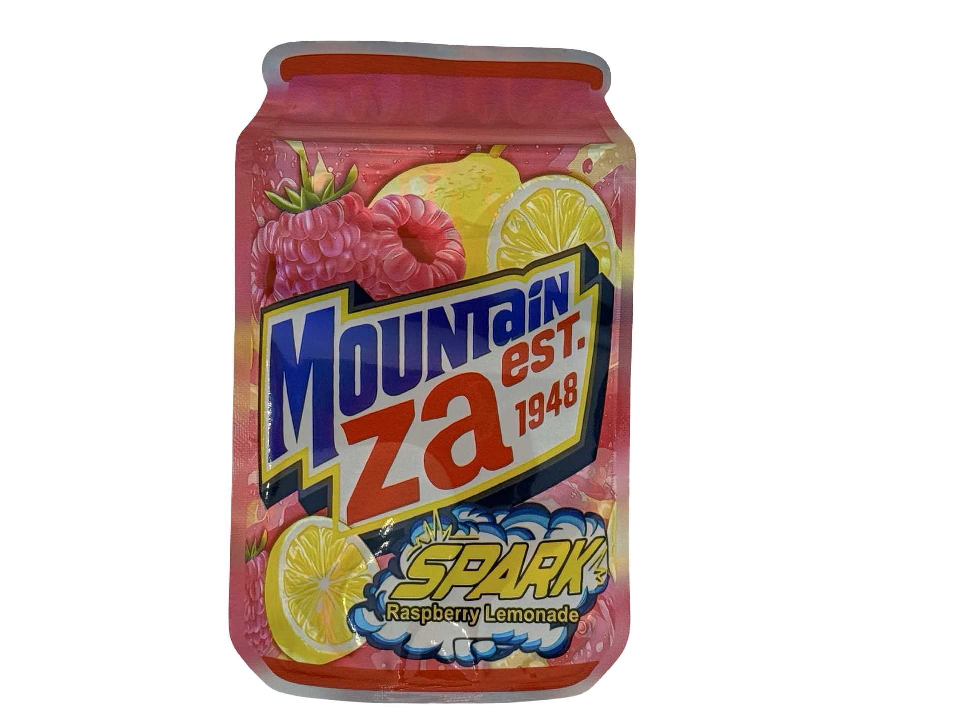 Spark Raspberry Lemonade 3.5g Mylar Bags Mountain Za - Fire Mylar  