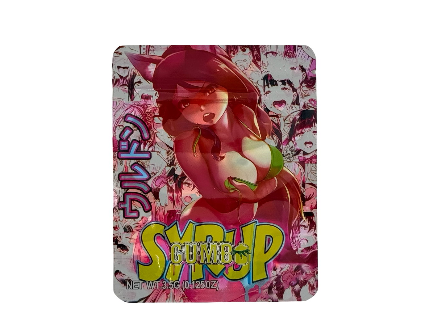 Syrup 3.5g Mylar Bags Gumbo ($0.09 per bag) - Fire Mylar  
