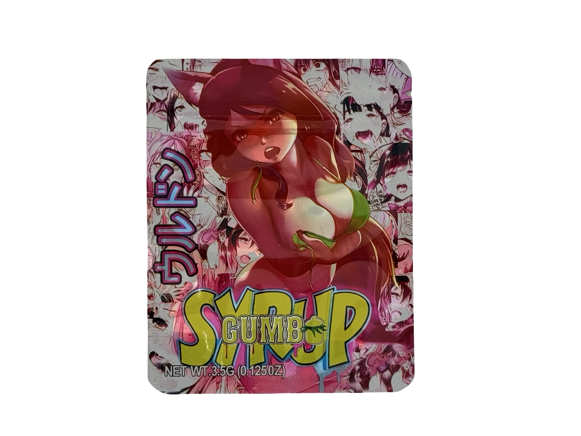 Syrup 3.5g Mylar Bags Gumbo ($0.09 per bag) - Fire Mylar  